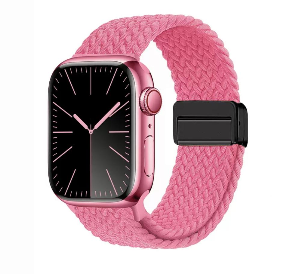 Bracelet Magnétique Tressé en Nylon Pour Apple Watch S10 Génération Applewatch789Iwatchse
