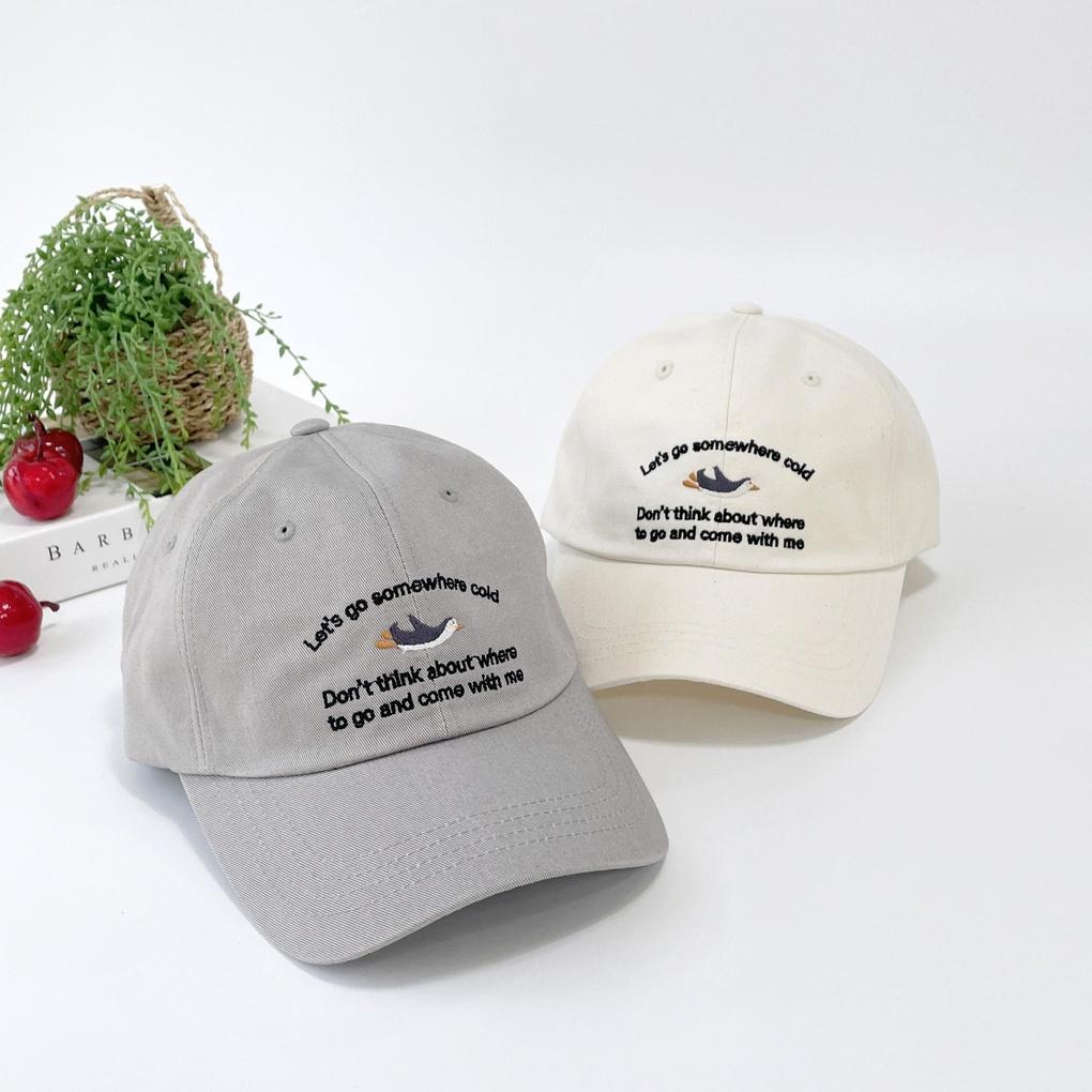 Women's Cute Daily Hat Niu Penguin Ball Cap