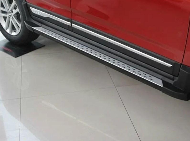 Боковые пороги OEM (2 шт, алюминий) для Chery Tiggo 5