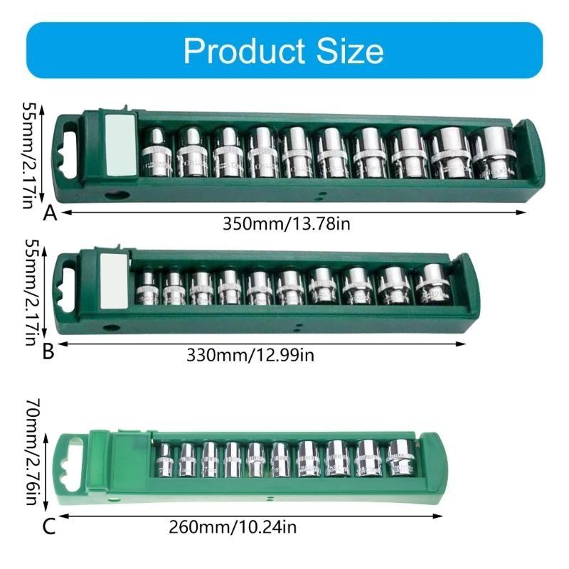 Automotive Repair Tools 10Pieces Drivet Socket Wrench Head Set for Emergencies