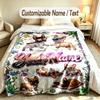 Andere ähnliche Designs Thema Benutzerdefinierte Decke Personalisierter Name & Text Angepasste Weiche Warme Überwurfdecke Heimdekoration