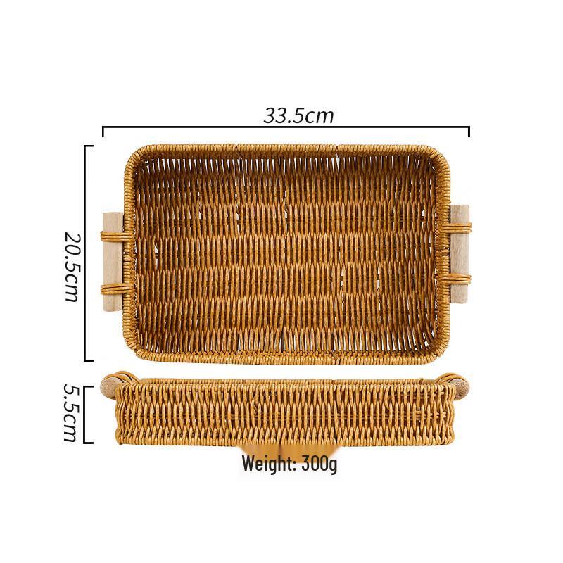 

Плетеная пластиковая корзина для фруктов и закусок