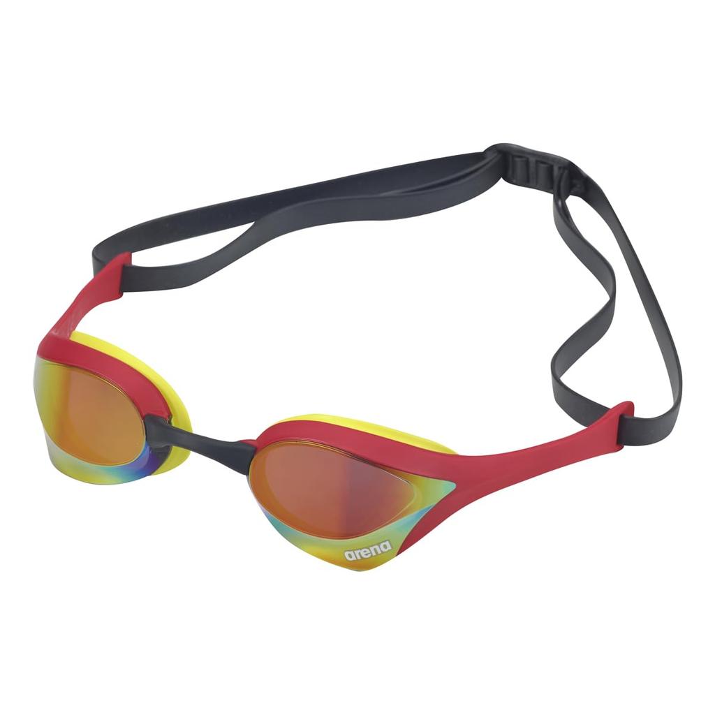 Arena Competitive Swimming Goggles Unisex Free Size Mirror Coated Lens World Aquatics Approved Cobra Ultra AS5SGG02U