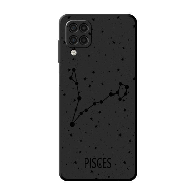 Custodia Dodici Costellazioni Per Samsung Galaxy A52 A12 A32 A51 A21s A71 A13 A53 A22 A31 A72 A03 A02s A41 Guscio Nero per Telefono