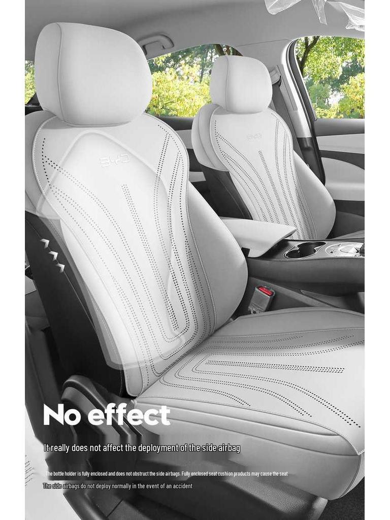 Funda de Cojín de Asiento de Ante para BYD Sea Lion 05EV - Ajuste Universal para las Cuatro Estaciones