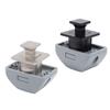 Keyless RV Push Cabinet Locks Zinc Alloy RV Compartment Latch Catches for Yachts Motorhome Caravan C