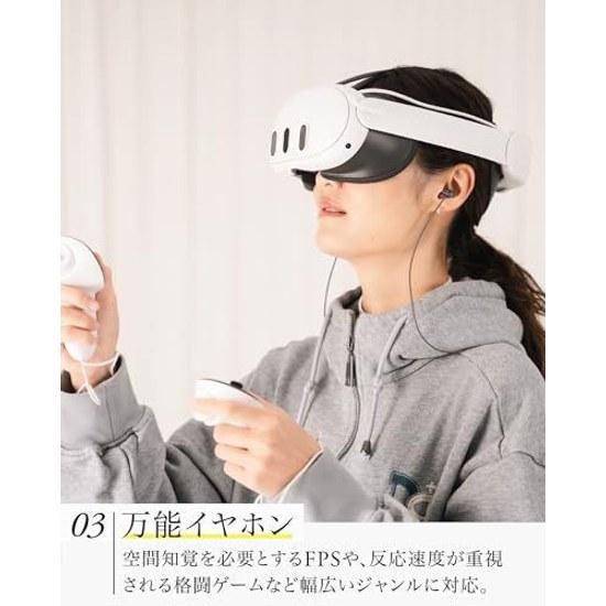 Final VR500 Gaming Canal-type Earphones Microphone Compact Gray 3.5mm Plug