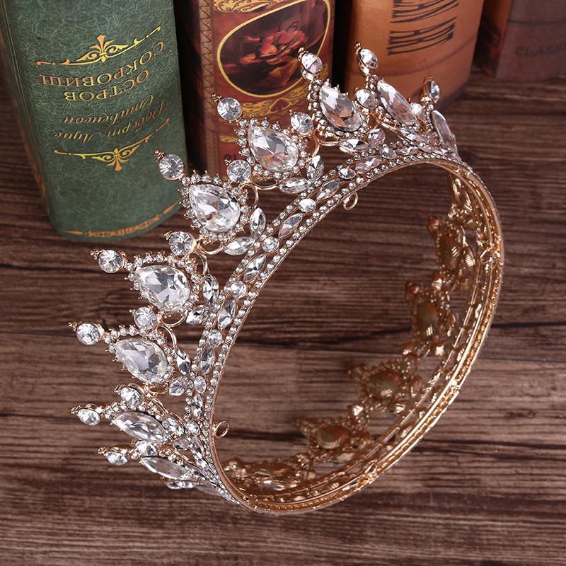 "Rhinestone Bridal Full Circle Crown - Hot Selling Headdress"