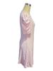 Summer Solid Color Patchwork Cuff Round Neck Simple Elegant Dress Women Mature Style French Retro Patchwork Slim Sexy Elegant Women Maxi Dress