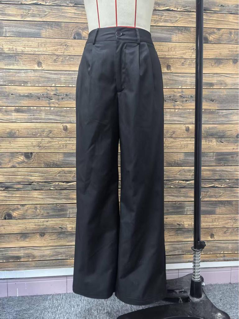 2026 Spring/Autumn Women's High-Waisted Wide-Leg Pants: Versatile, Casual, and Elegant
