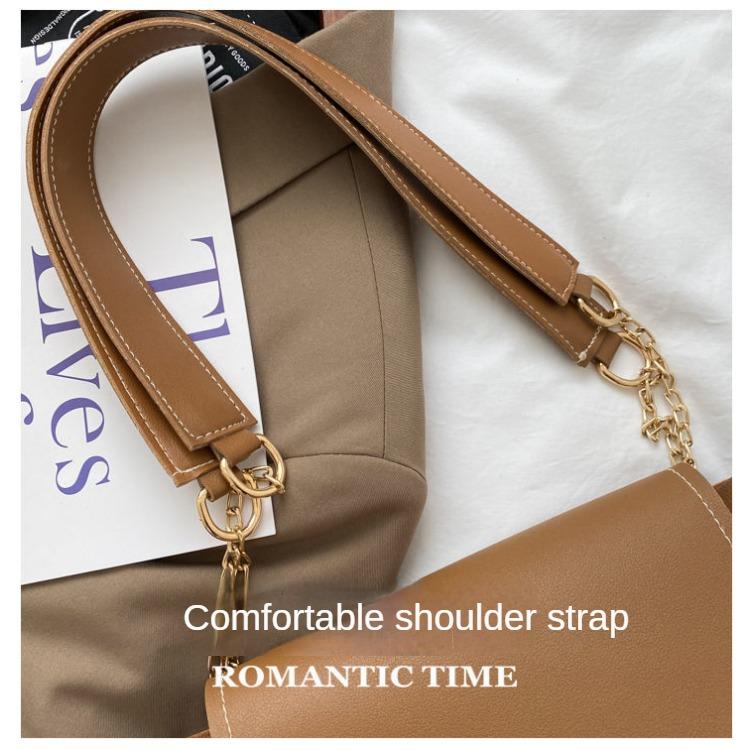Borsa da donna Design di nicchia Monocolore Borsa a spalla Versatile Senso di superiorità Grande capacità Borsa a tracolla