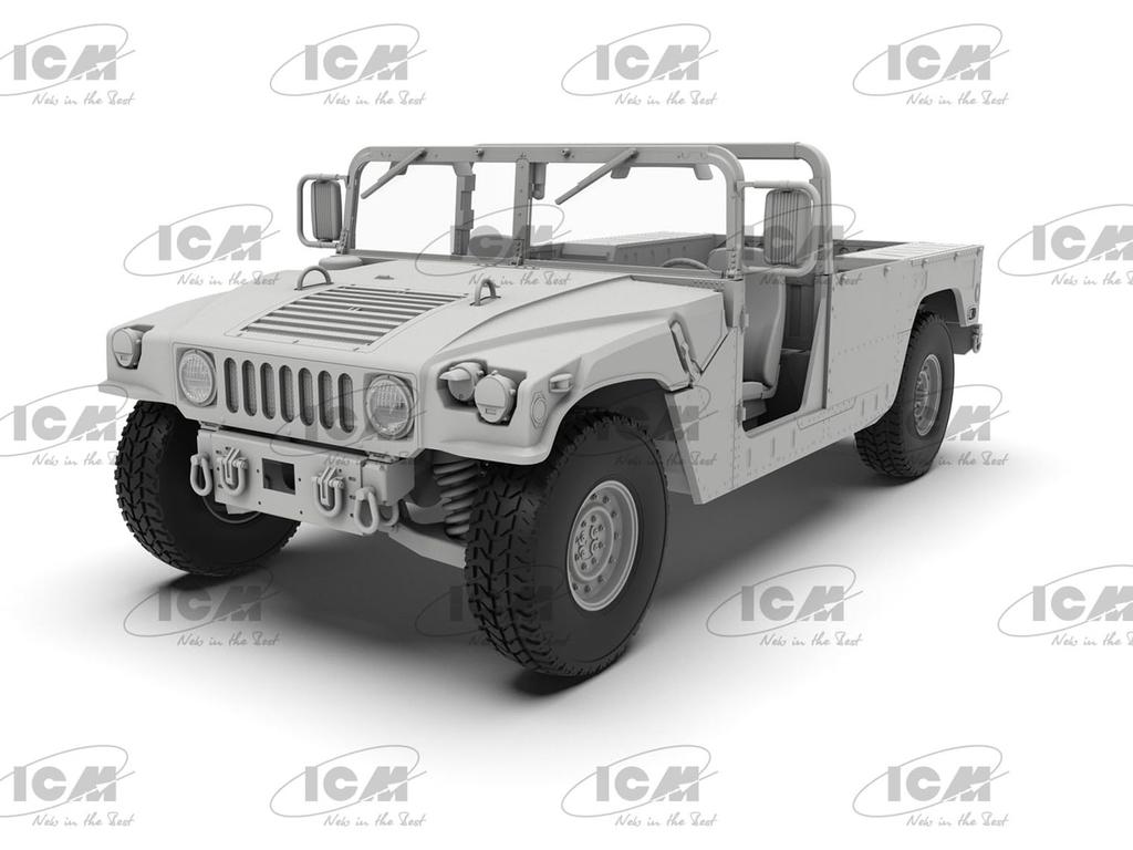 ICM American M1097A2 Humvee Plastic Model 35435 1/35 (Military Vehicle)