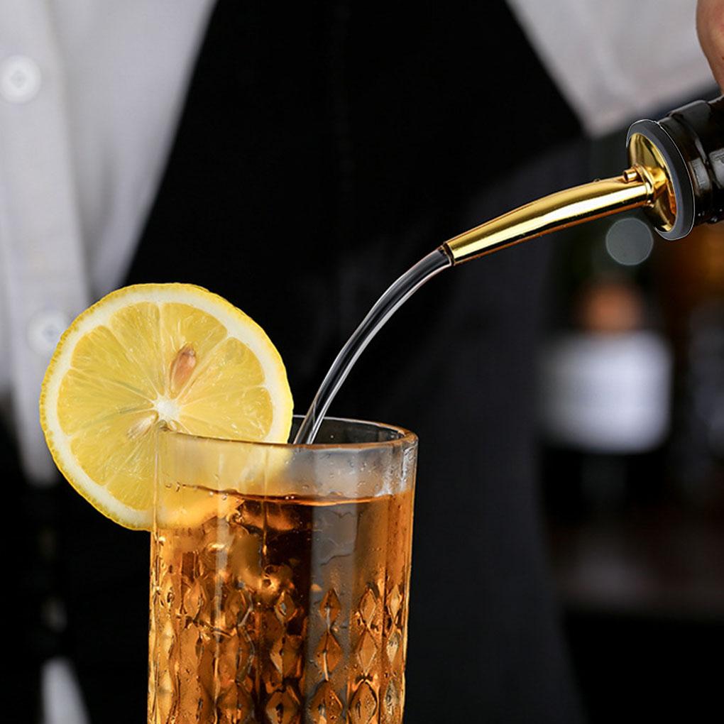 Weingießer Olivenölflaschenverschluss Spender Cocktailbar-Werkzeuge Barzubehör Handgetragenes Haushaltsküchen-Abdichtungs-Gadget