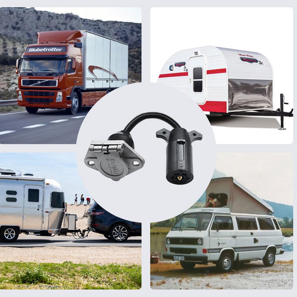 Generic Tow Wiring Harness Trailer Parts 7 Way RV Style Plug To 7