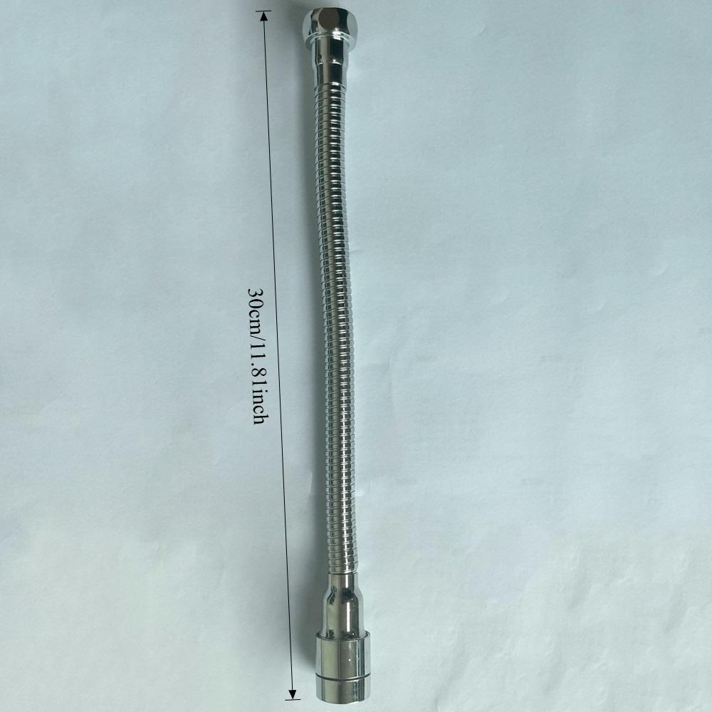 1Pc 360 ° universal faucet extender, splash proof nozzle aerator, bendable sink extension hose, kitchen accessories