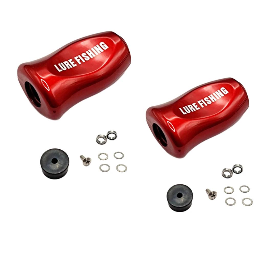 

1 пара ручек для рыболовной катушки для DAIWA для SLP WORKS для TATULA для ZILLION для FUEGO ручка для спиннинговой катушки рыболовные снасти красный