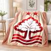 Nottingham Forest Printed Flannel Blanket Warm Comfort Bed Throw For Indoor Home Decoration