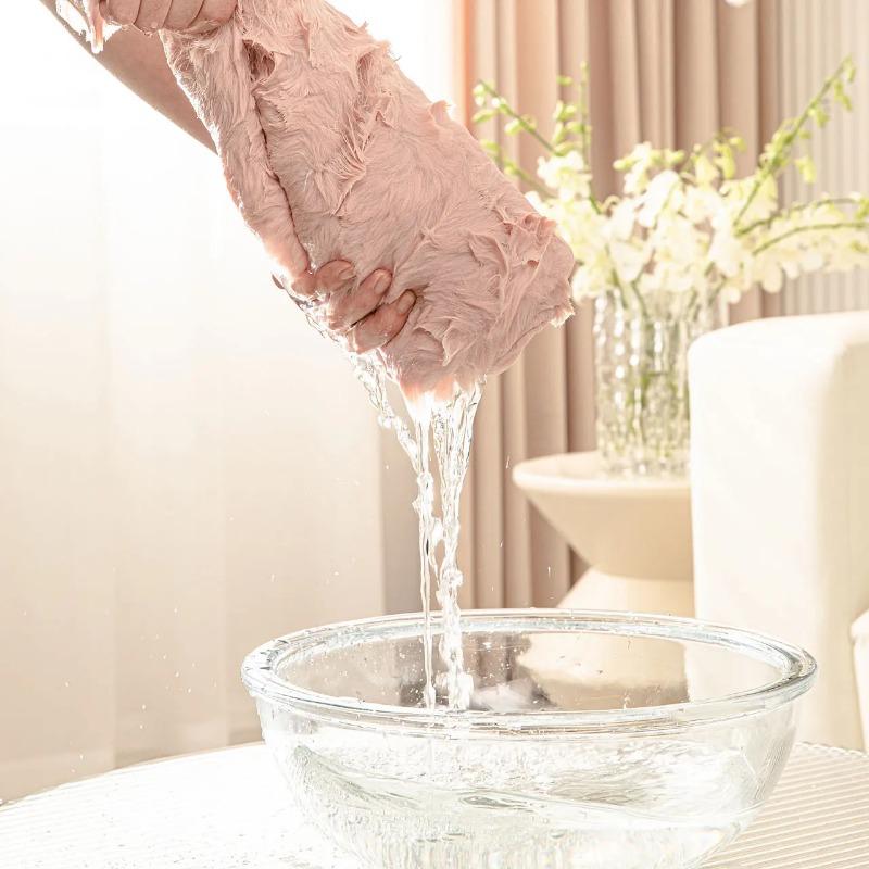 Sofabezug aus künstlichem Kaninchenfell, rutschfest und staubdicht, dick, weich, Sofabezug, Möbelschutz