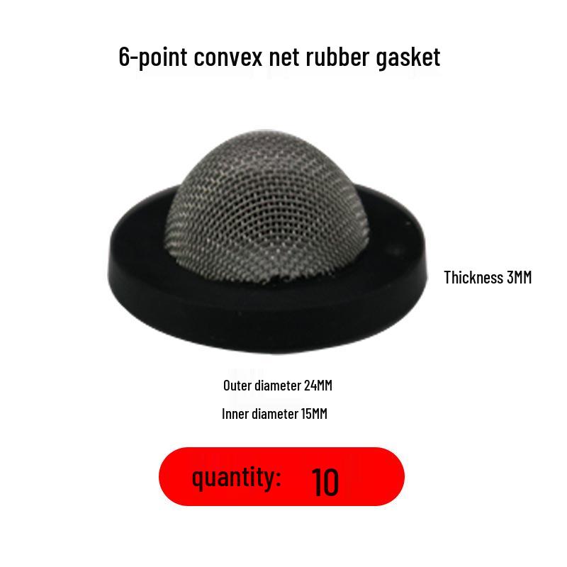 4-Point Shower Head Silicone Gasket & Rubber Washer Set