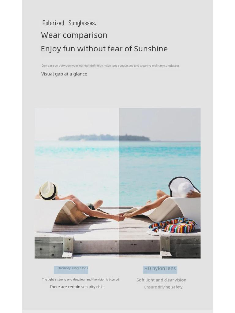 LOCEL Trendy UV Protection Square Sunglasses for Men and Women