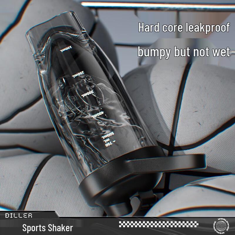Diller Large Capacity Portable Shaker Bottle