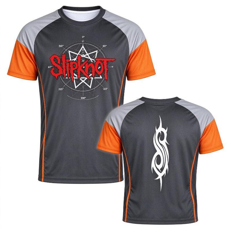 Slipknot - Star Symbol  Patterned New Fashion T-shirt for Casual Daily Sports Wear Suitable for Adults and Children