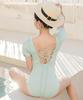 Tyubeuteuli Backline Corset Shirred Monokini B718 Pastel Mint