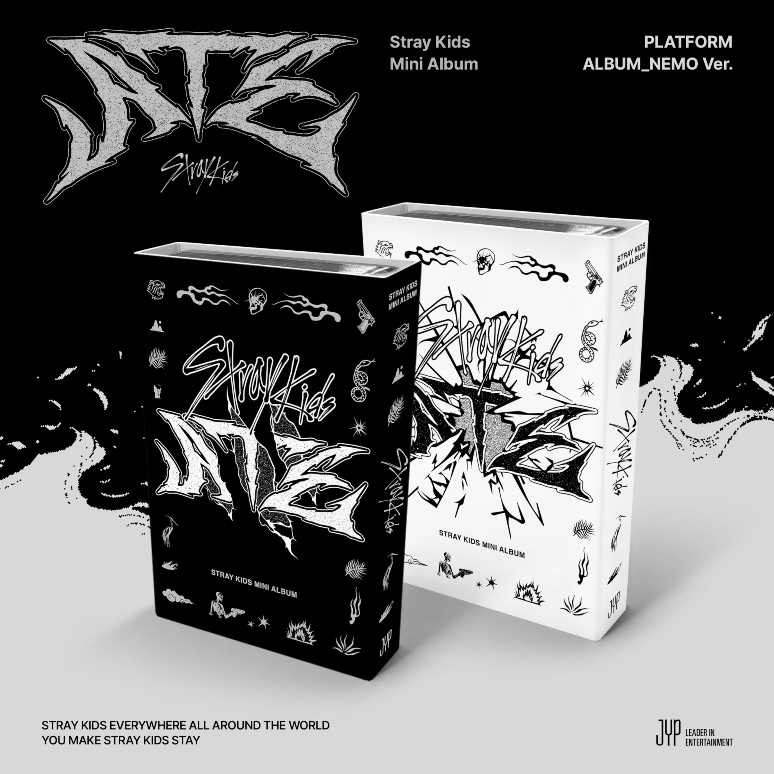 

Stray Kids — это цифровой альбом, в комплект не входит CD [ATE (ПЛАТФОРМА АЛЬБОМ_NEMO Вер.)] (Корейское издание) Этот (требуется приложение)