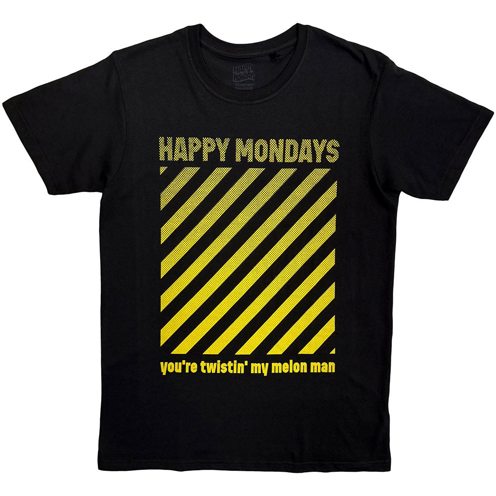 Happy mondays tshirt youre twistin my melon unisex black official new L