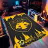 AEK Athen F.C Teppich für Wohnzimmer Schlafzimmer Zuhause Sofadekoration, Rutschfeste Bodenmatte für Kinder zum Spielen