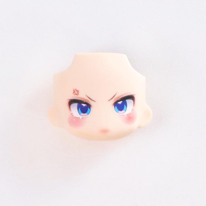 OB11 Doll Face 1/12 BJD Doll Face With 3D Anime Decal Eyes Kawaii Change Faces Blowing Pout Mouth Cheeks GSC Head DIY Kids Dolls