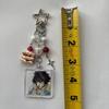Handmade Anime Death Note L Lawliet Cake Beaded Keychain Bag Charms Aesthetic Handbag Pendant Key Ring Christmas Gift