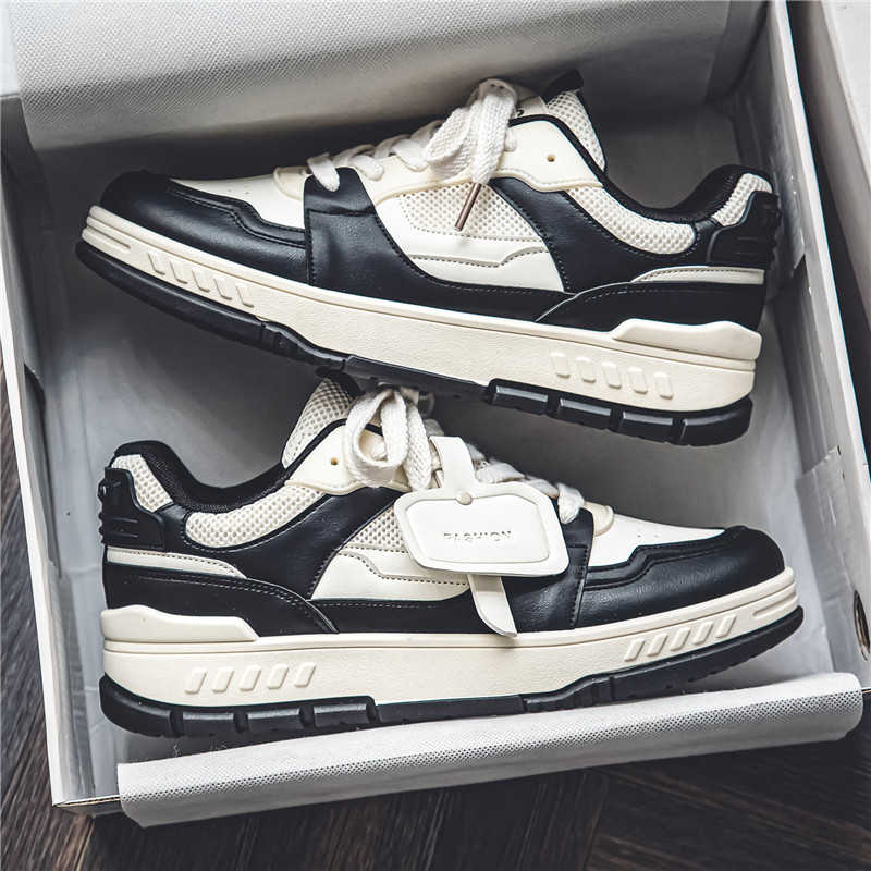 Fashion Thick Sole Slip-resistant Skateboard Sneakers Casual Men's Summer White Shoes Men's Tennis Kit Sports Twnis Fashion Zapato