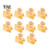 Foldable Note Cards 10Pcs 3D Bouquet Greeting Card, Thank You Best Wishes Card Folding Floral for Mother's Day Father's Birthday