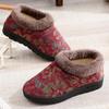 2025 Winter Women's Non-slip Soft Sole Suede Cotton Slippers for Mom