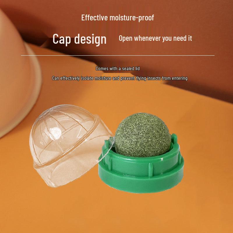 TikTok Style Avocado Catnip Molar Toy: Lick Ball for Kitten Dental Play