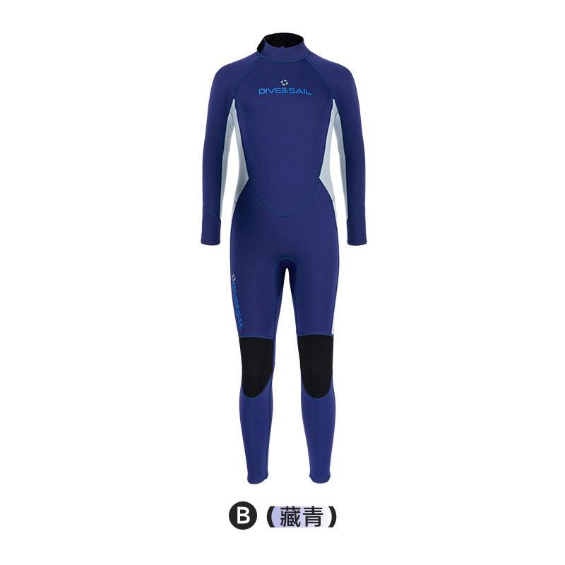 Kids 2.5mm Neoprene Wetsuit Snorkeling Diving Surfing Warm Fullsuit Boys Long Sleeve