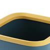 Garbage Container Pressing Ring Square Plastic Large Capacity Simple Design Trash Can for Restroom