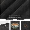 Herr 230g Tungvikt T-shirt i Ren Bomull, 2025 Ny Stil, Kortärmad, Sommar Lös Passform, Amerikanskt Trendigt Märke.
