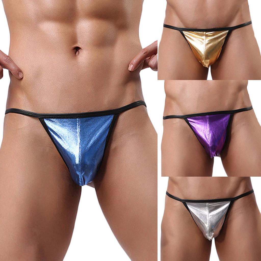 

Новые мужчины Искусственная кожа Стринги Трусы Трусики G-String