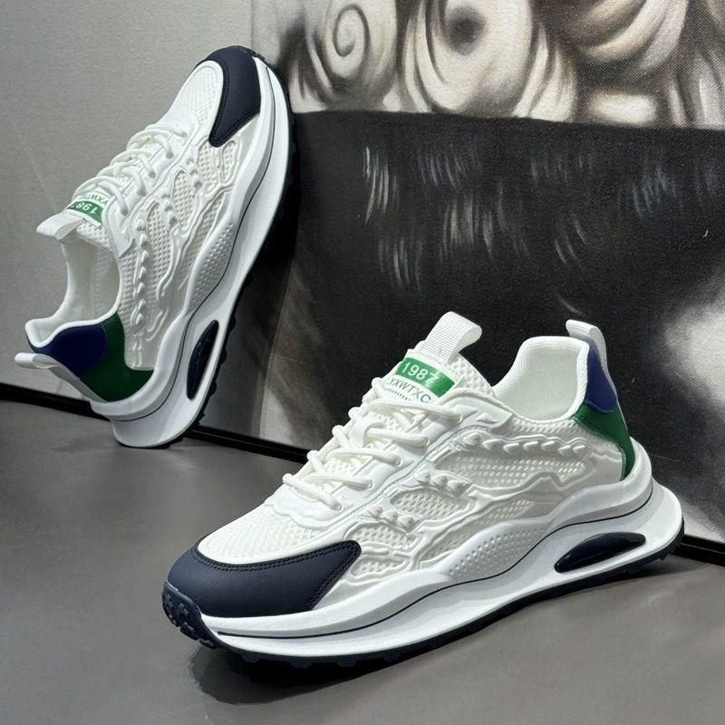 Men's Shoes, Low-cut, Thick-soled Sports And Casual Shoes, Fashion, All-match, Breathable Men's Shoes