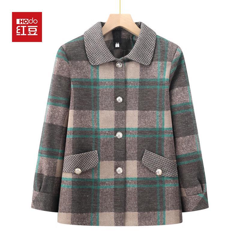 

Женская клетчатая весенняя куртка Hodo среднего возраста 5XL