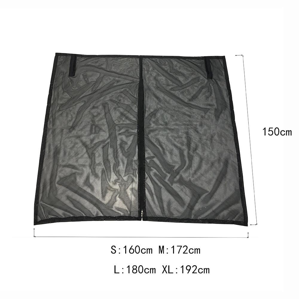 Magnetic Mosquito Screen for Car Tailgate: Insect-Proof Mesh for Outdoor Travel Small чёрный