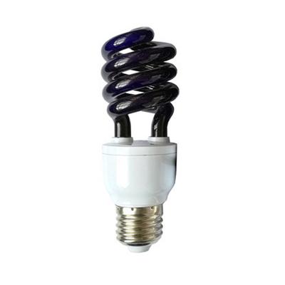 Ultraviolet Light Bulb Removable Multifunctional Black Universal Trap Spiral Lamp for Indoor