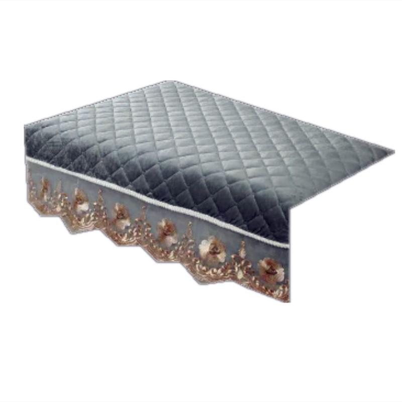 

Утолщенный плюшевый чехол для дивана в европейском стиле, противоскользящий сплошной цвет, кружевной чехол для дивана-кровати, клетчатая подушка для дивана, комбинированный диван для гостиной, украшение для дома 70*150cm