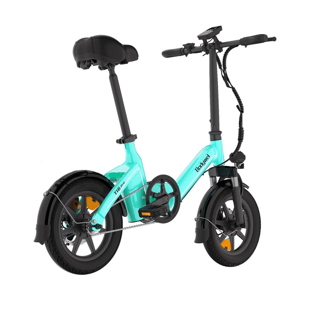 Bodywel T16PRO 14 Inch Lightweight Folding Electric Bicycle 36V7.8AH Battery 250W Motor Urban Commuting E- Bike Adult Outdoor Riding Electric Bike
