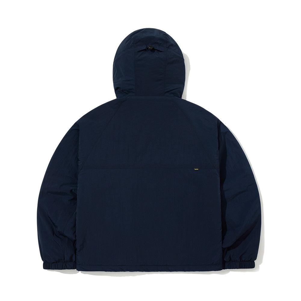 Qmile 133 Insulated Short Hooded Jacket Navy