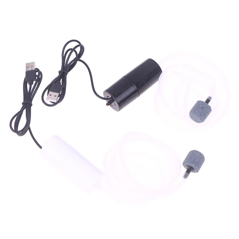 Usb Aquarium Air Pump With Air Stone And Silicone Tube Energy Saving Oxygen Pump For Aquarium Fishing