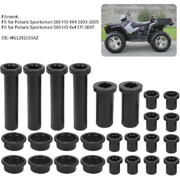 

Комплект втулок задней подвески Aramox подходит для Polaris Sportsman 500 HO 4X4 0305 OE:MG1282101AZ