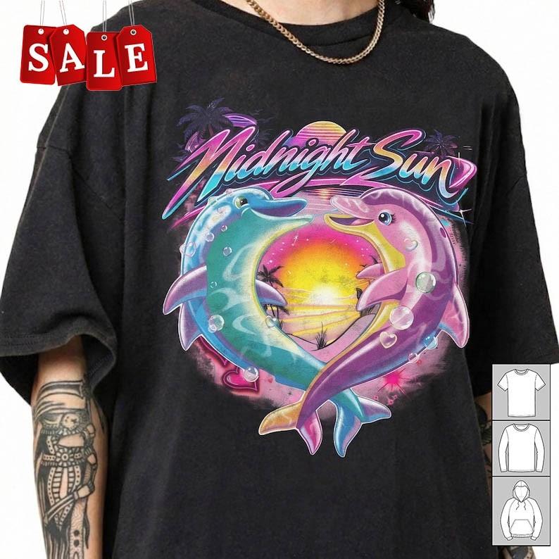 

Hot Zara Larsson Midnight Sun Dolphin Gift For Fans Unisex S5XL TShirt WE702 Unisex T-Shirt S
